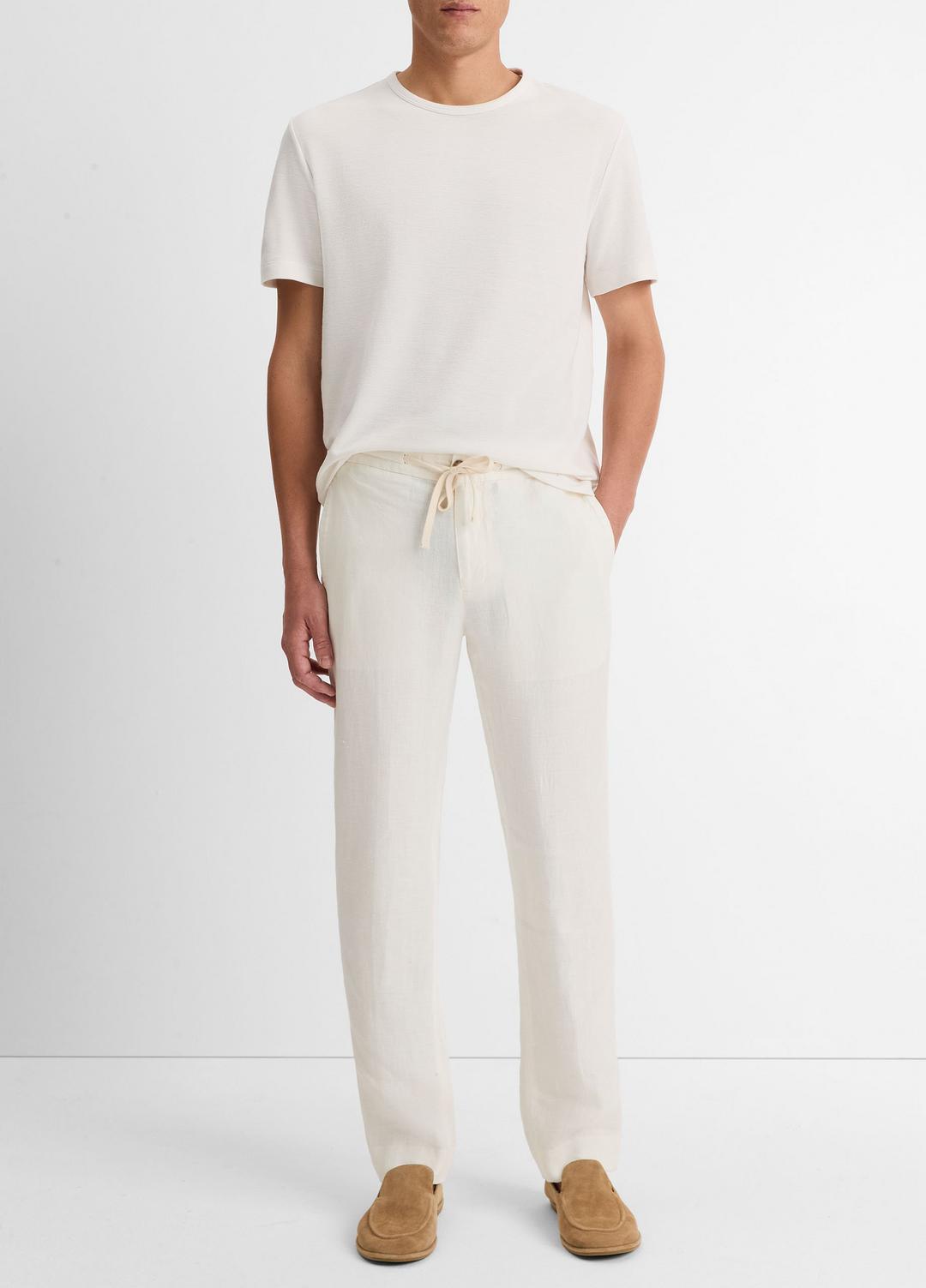 Lightweight Hemp Pant in Trousers - BONE | VINCE Men