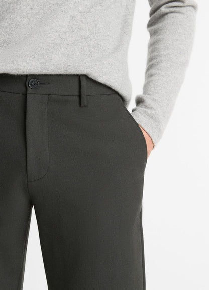 Owen Athletic Wool Suiting Pant in Trousers - BLACK | VINCE Men