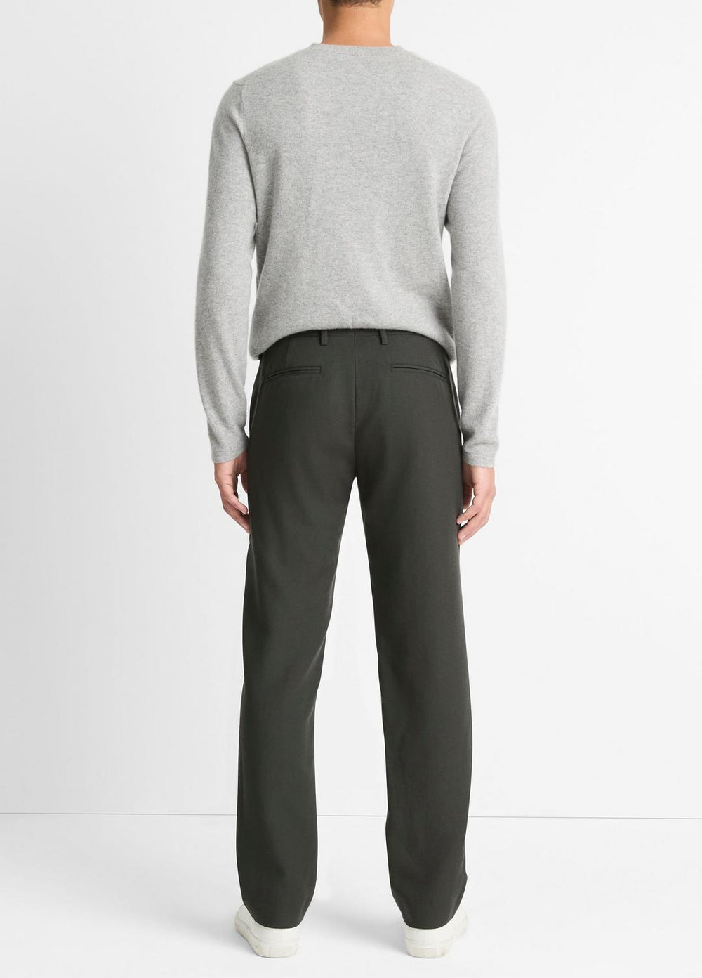 Owen Athletic Wool Suiting Pant in Trousers - BLACK | VINCE Men