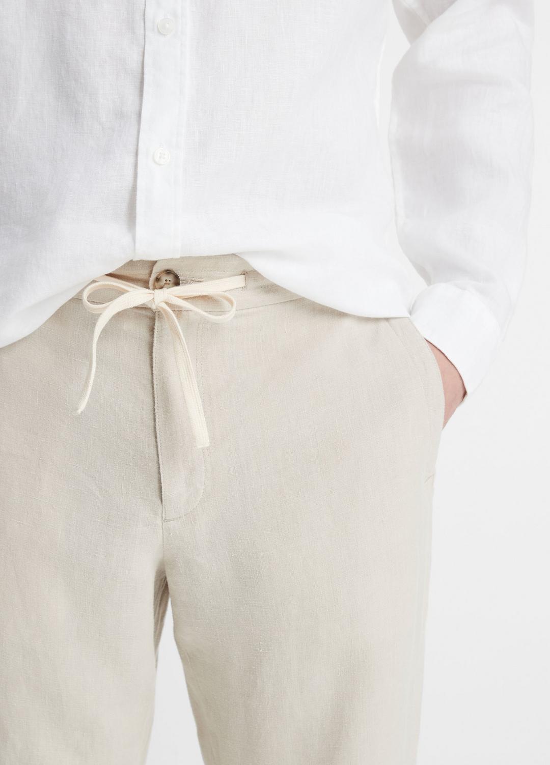 Lightweight Hemp Pant in Trousers - PUMICE ROCK | VINCE Men