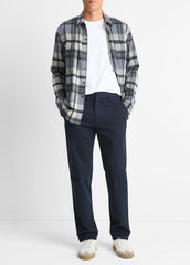Owen Athletic Stretch-Cotton Pant in Trousers - COASTAL BLUE | VINCE Men