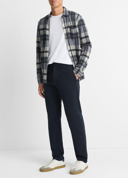 Owen Athletic Stretch-Cotton Pant in Trousers - COASTAL BLUE | VINCE Men