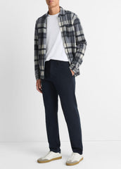 Owen Athletic Stretch-Cotton Pant in Trousers - COASTAL BLUE | VINCE Men
