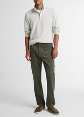 Dylan Slim 5-Pocket Cotton Sateen Pant in Trousers - SYCAMORE | VINCE Men