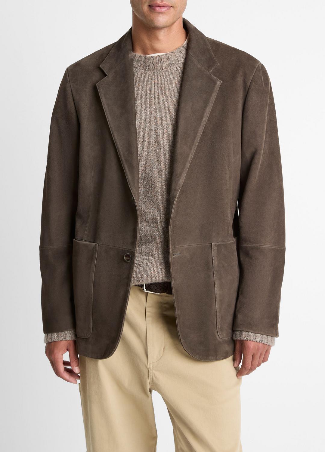 Suede Blazer in Blazers - DOWNTOWN | VINCE Men