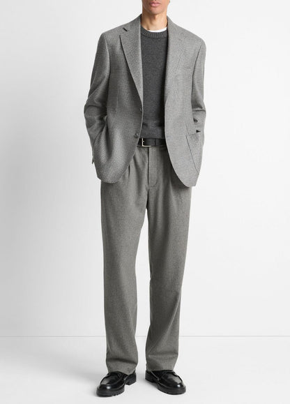 Houndstooth Cashmere Relaxed Sport Coat in Blazers - GREY/BROWN | VINCE Men