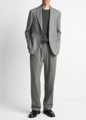 Houndstooth Cashmere Relaxed Sport Coat in Blazers - GREY/BROWN | VINCE Men