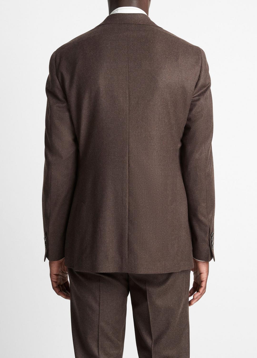 Wool-Silk Relaxed Sport Coat in Blazers - BROWN | VINCE Men