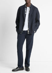 Italian Splittable Wool-Blend Blazer in Jackets & Outerwear - COASTAL BLUE | VINCE Men