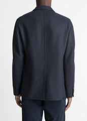 Italian Splittable Wool-Blend Blazer in Jackets & Outerwear - COASTAL BLUE | VINCE Men