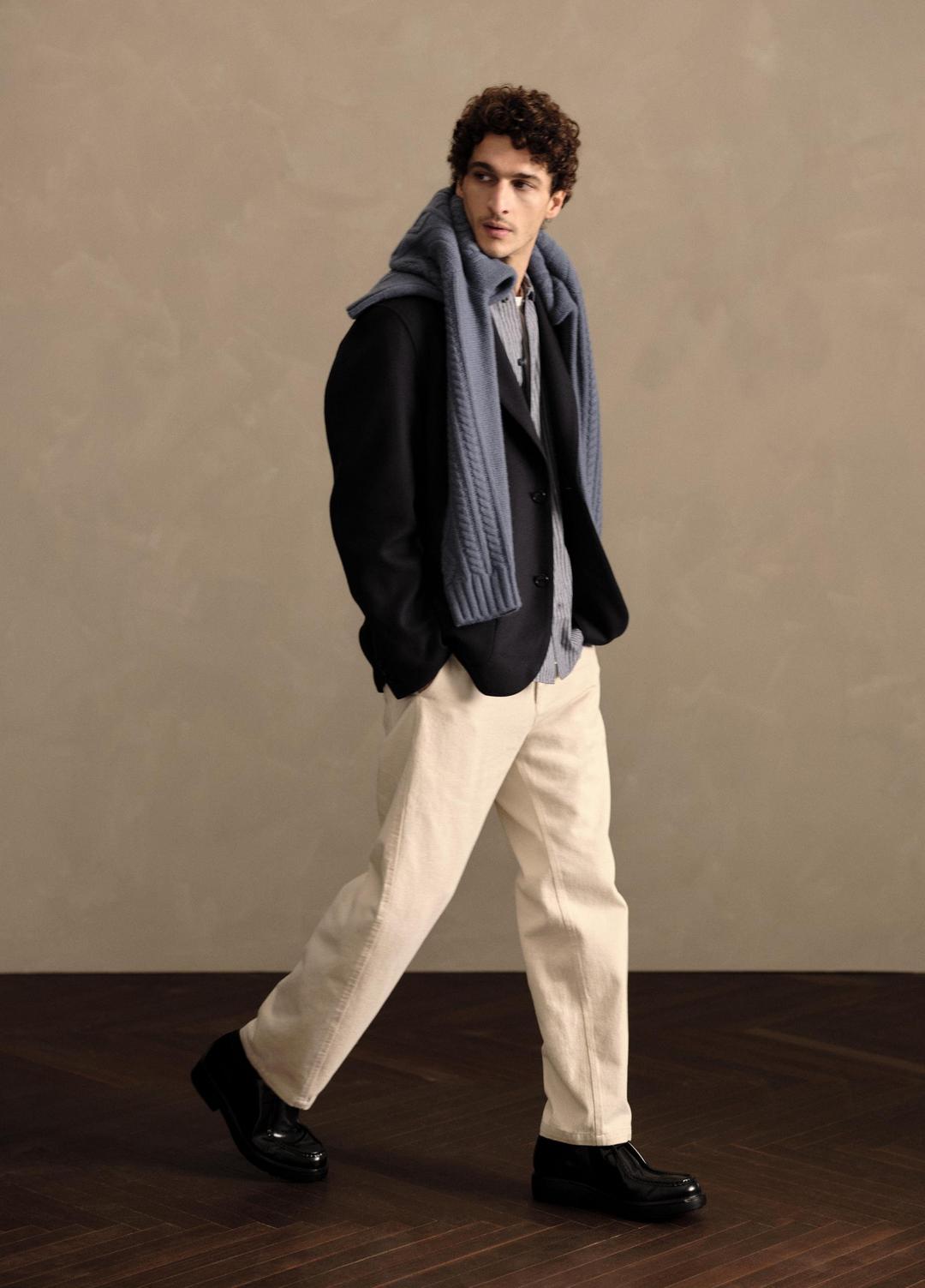 Italian Splittable Wool-Blend Blazer in Jackets & Outerwear - COASTAL BLUE | VINCE Men