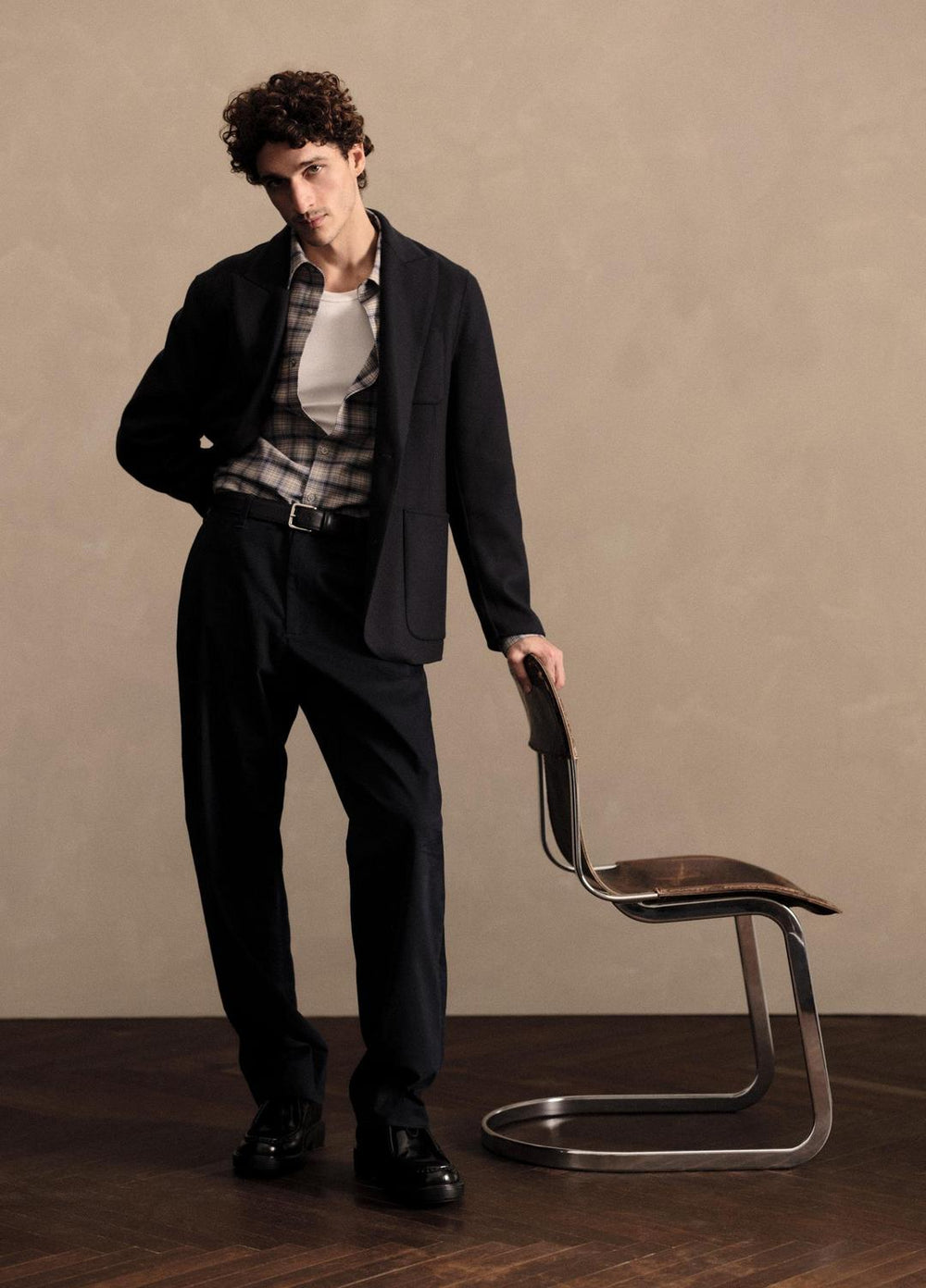 Italian Splittable Wool-Blend Blazer in Jackets & Outerwear - COASTAL BLUE | VINCE Men