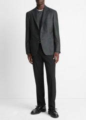 Wool Relaxed Sport Coat in Blazers - CHARCOAL | VINCE Men