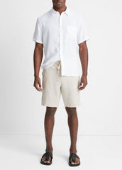 Hemp Drawstring Short in Shorts - PUMICE ROCK | VINCE Men
