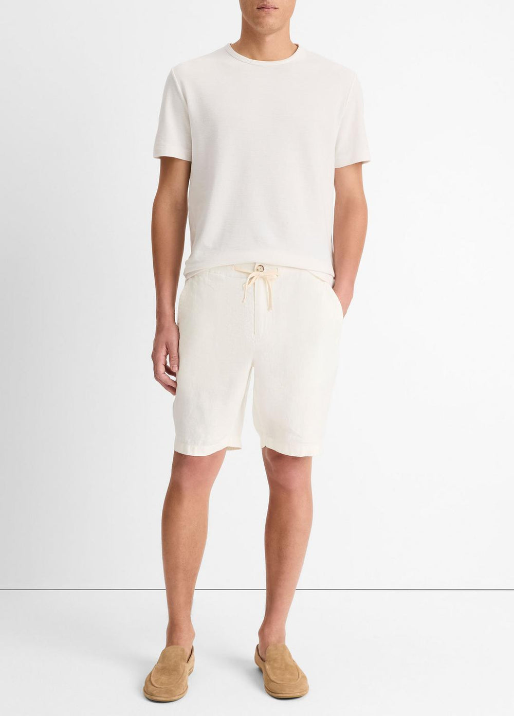 Lightweight Hemp Short in Shorts - BONE | VINCE Men