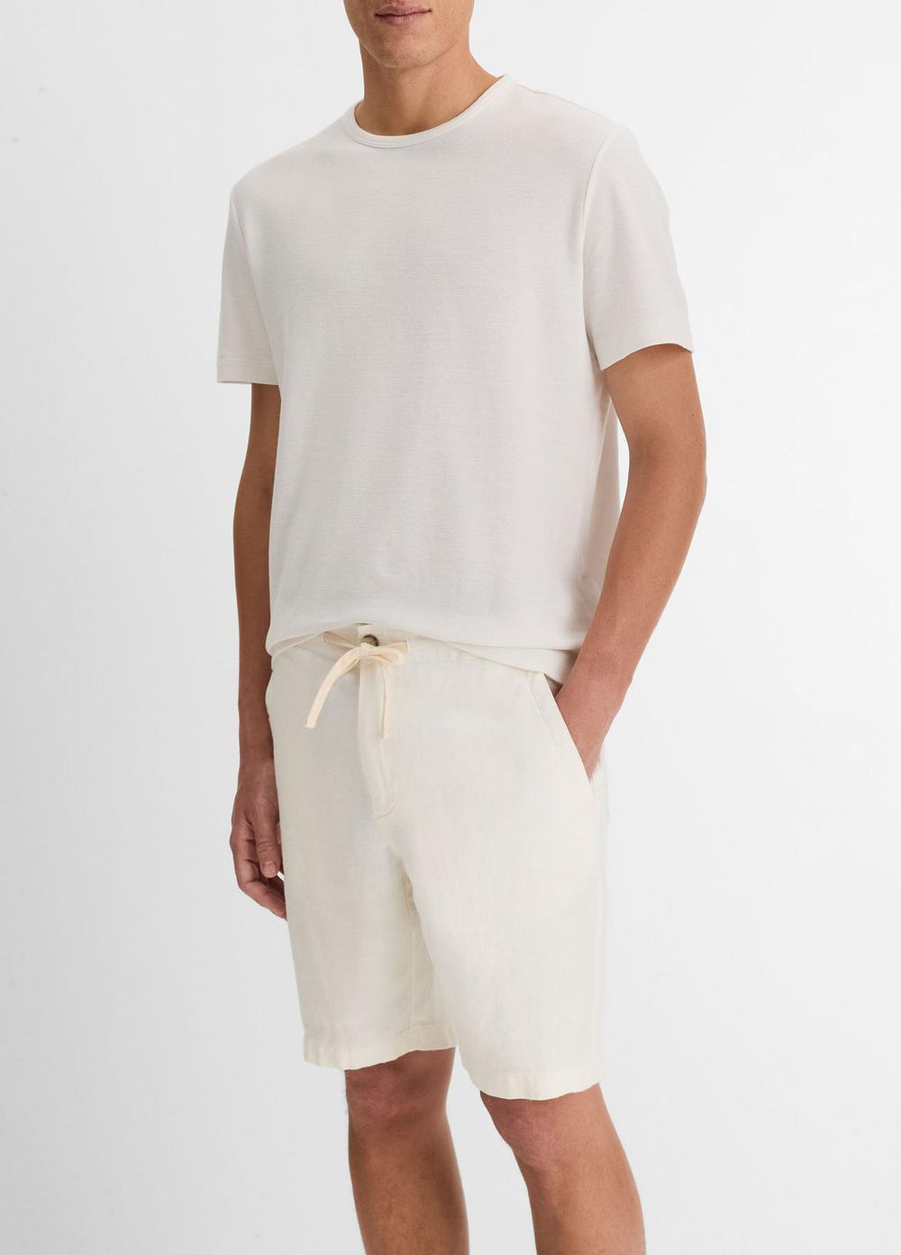 Lightweight Hemp Short in Shorts - BONE | VINCE Men