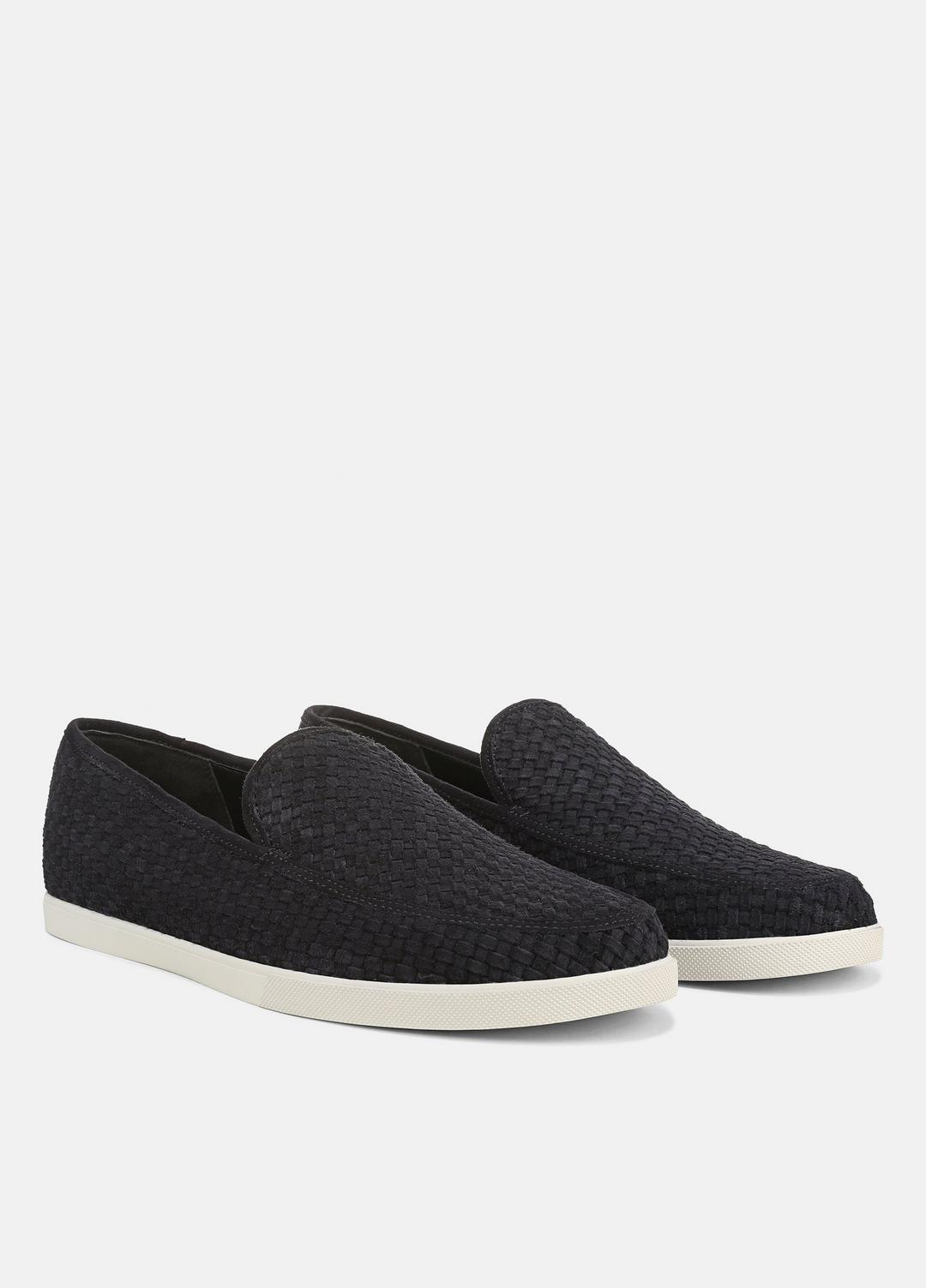 Sonoma Woven Suede Loafer in Loafers - COASTAL BLUE | VINCE Men