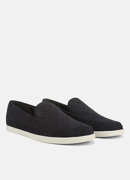 Sonoma Woven Suede Loafer in Loafers - COASTAL BLUE | VINCE Men