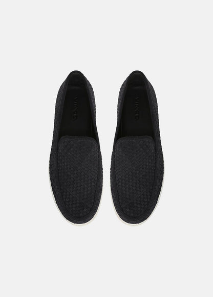 Sonoma Woven Suede Loafer in Loafers - COASTAL BLUE | VINCE Men