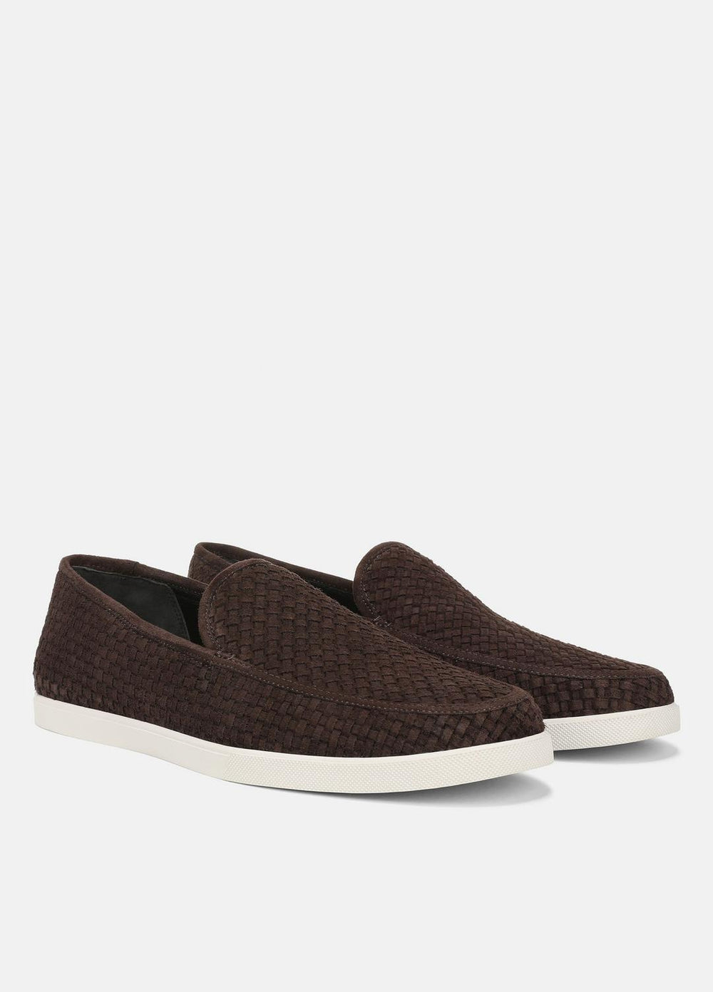 Sonoma Woven Suede Loafer in Loafers - COCOA BROWN | VINCE Men