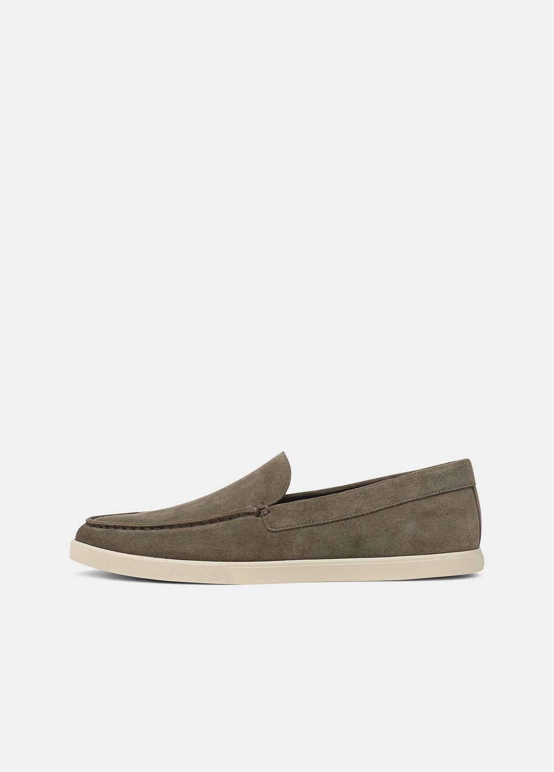 Sonoma Suede Loafer in Loafers - DARK ROAST | VINCE Men