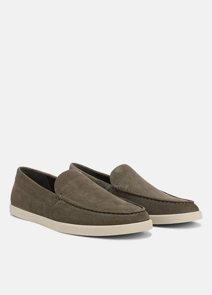 Sonoma Suede Loafer in Loafers - DARK ROAST | VINCE Men