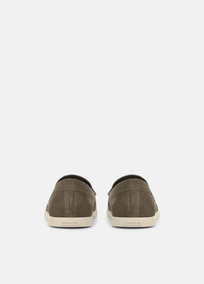 Sonoma Suede Loafer in Loafers - DARK ROAST | VINCE Men