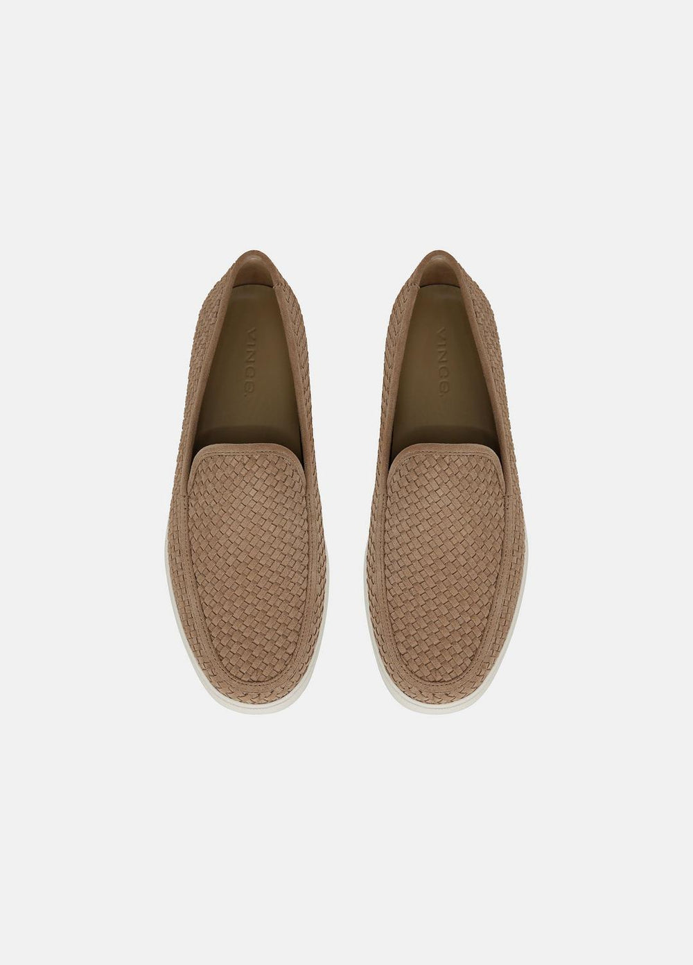 Sonoma Woven Suede Loafer in Loafers - NEW CAMEL | VINCE Men