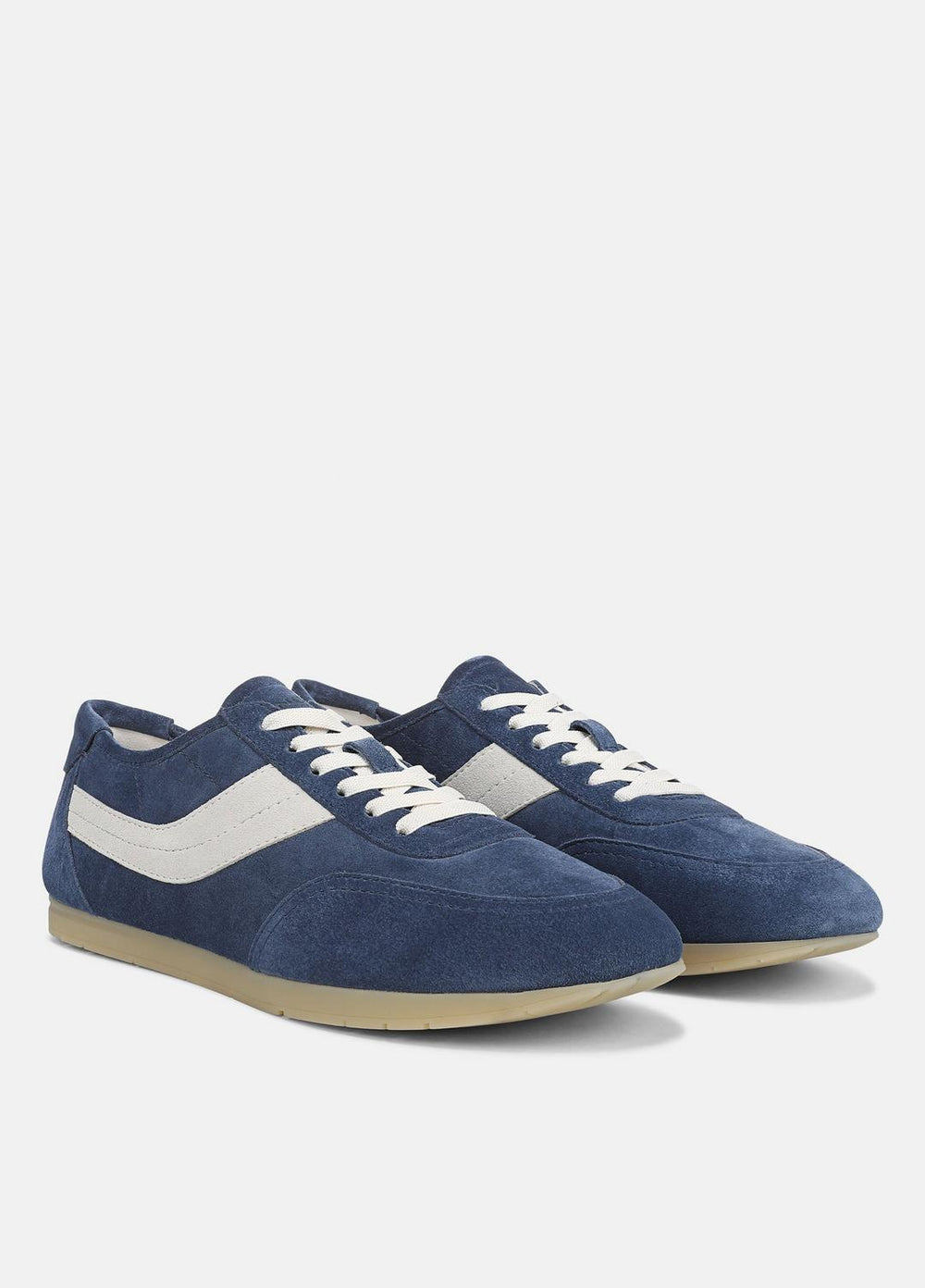 LA Suede & Leather Runner Sneaker in Sneakers - HEATHER RIPPLE/HORCHATA | VINCE Men