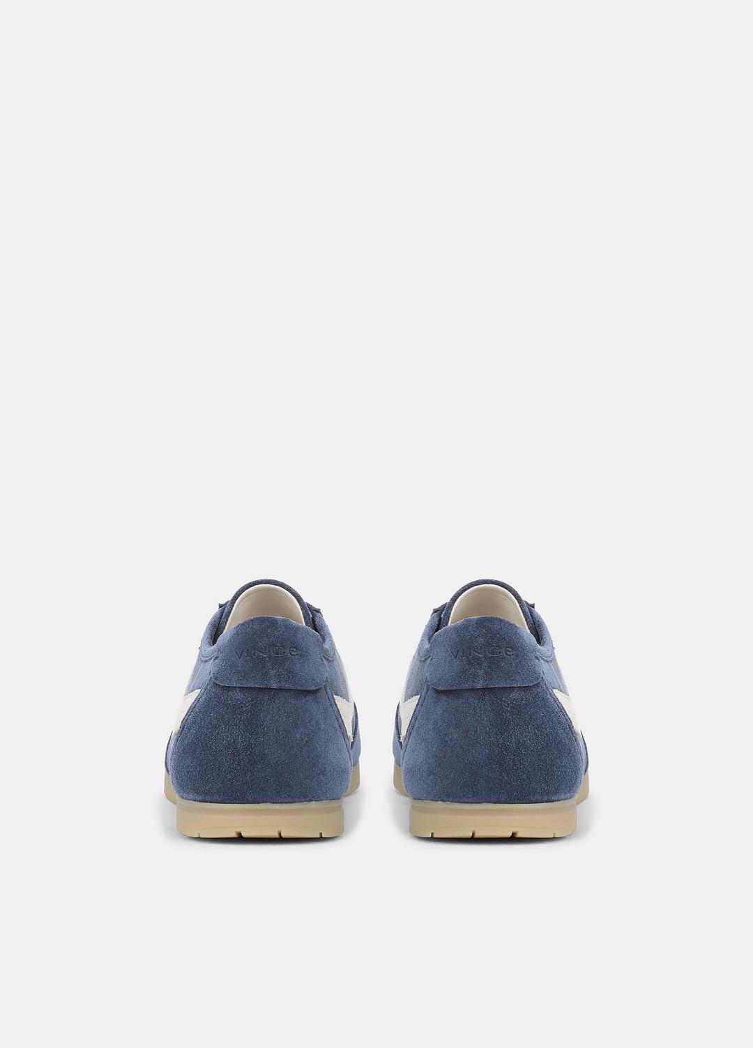 LA Suede & Leather Runner Sneaker in Sneakers - HEATHER RIPPLE/HORCHATA | VINCE Men