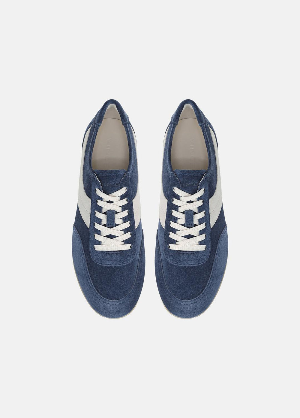 LA Suede & Leather Runner Sneaker in Sneakers - HEATHER RIPPLE/HORCHATA | VINCE Men