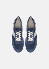 LA Suede & Leather Runner Sneaker in Sneakers - HEATHER RIPPLE/HORCHATA | VINCE Men