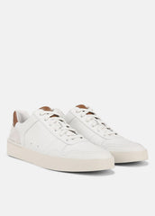 Peyton Leather Lace-Up Sneaker in Sneakers - CHALK WHITE | VINCE Men