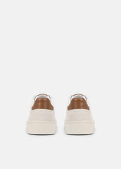 Peyton Leather Lace-Up Sneaker in Sneakers - CHALK WHITE | VINCE Men