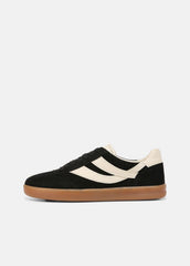 Oasis Leather Sneaker in Sneakers - BLACK | VINCE Men