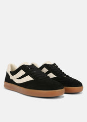 Oasis Leather Sneaker in Sneakers - BLACK | VINCE Men