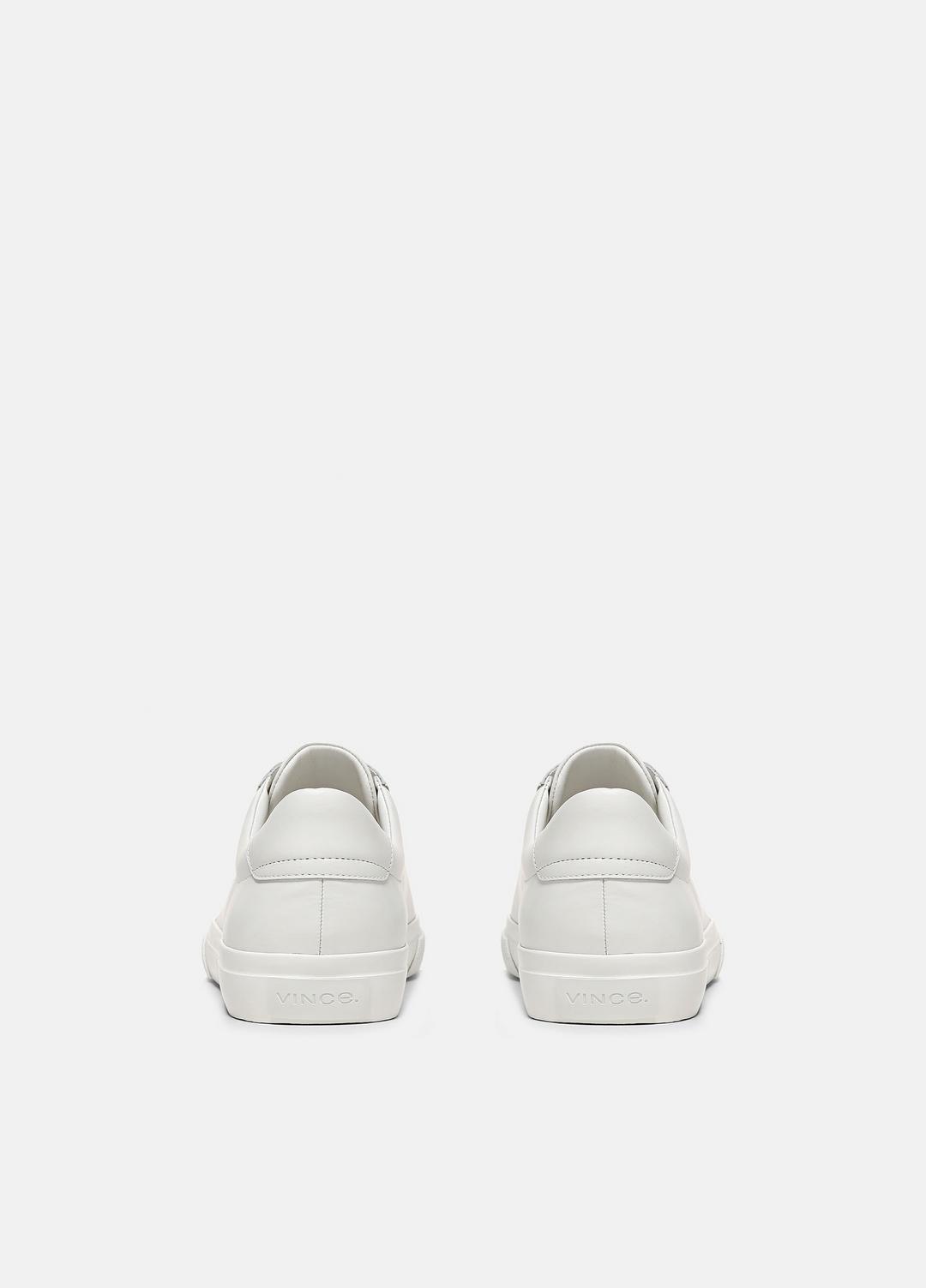 Fulton Leather Sneaker in Sneakers - WHITE | VINCE Men
