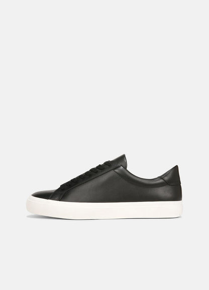 Fulton Leather Sneaker in Sneakers - BLACK | VINCE Men