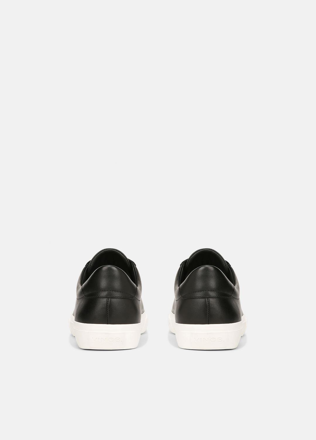 Fulton Leather Sneaker in Sneakers - BLACK | VINCE Men