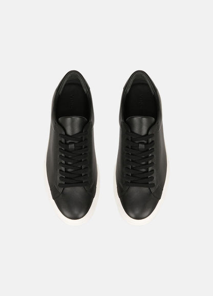 Fulton Leather Sneaker in Sneakers - BLACK | VINCE Men