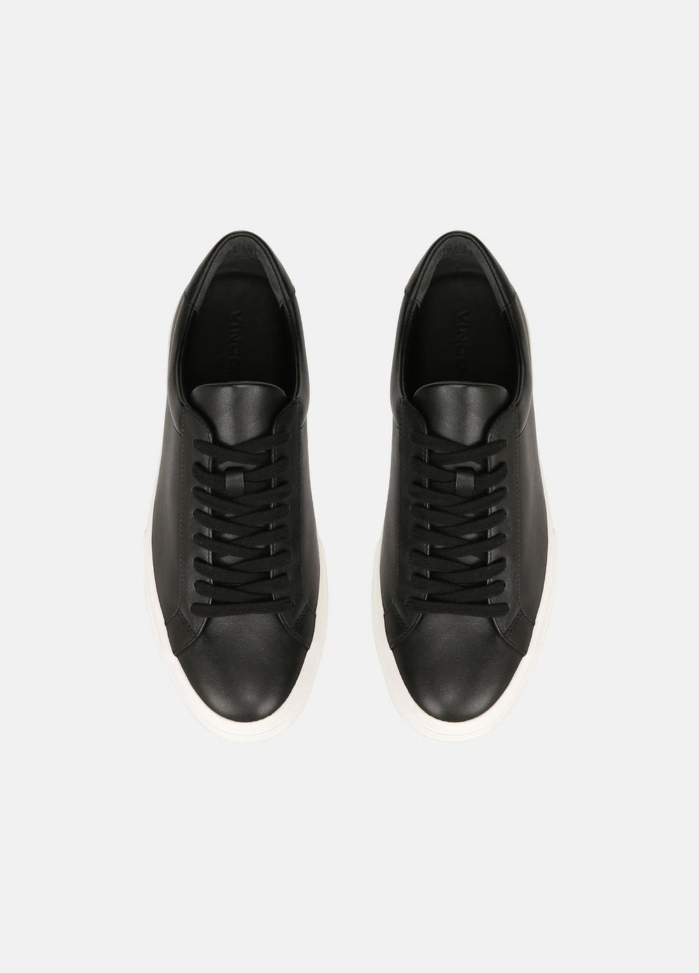 Fulton Leather Sneaker in Sneakers - BLACK | VINCE Men