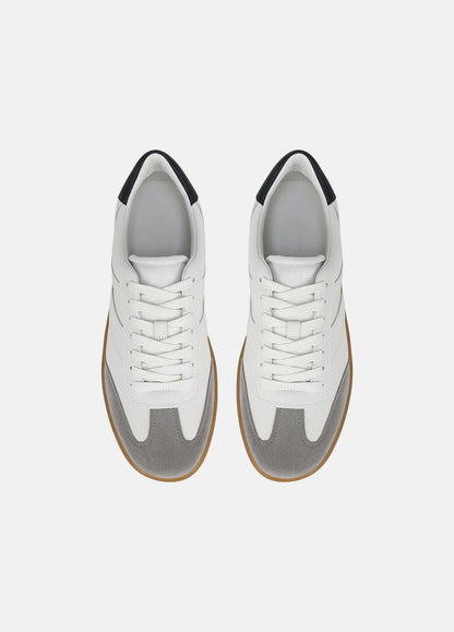 Oasis Leather Sneaker in Sneakers - CHALK WHITE | VINCE Men