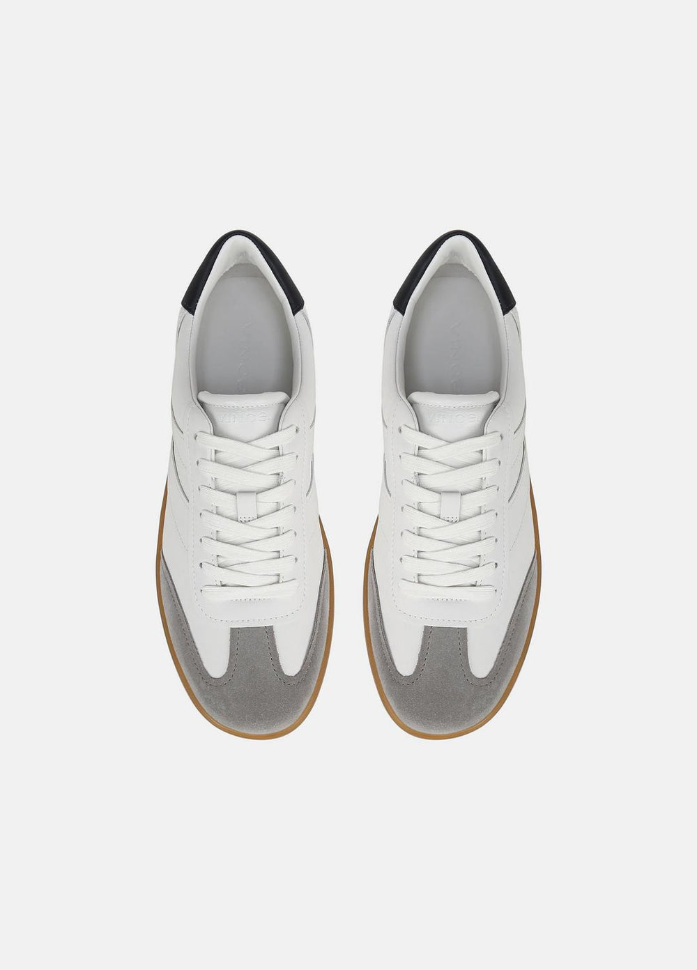 Oasis Leather Sneaker in Sneakers - CHALK WHITE | VINCE Men