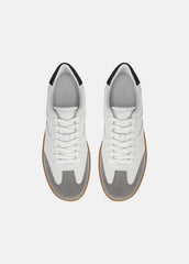 Oasis Leather Sneaker in Sneakers - CHALK WHITE | VINCE Men