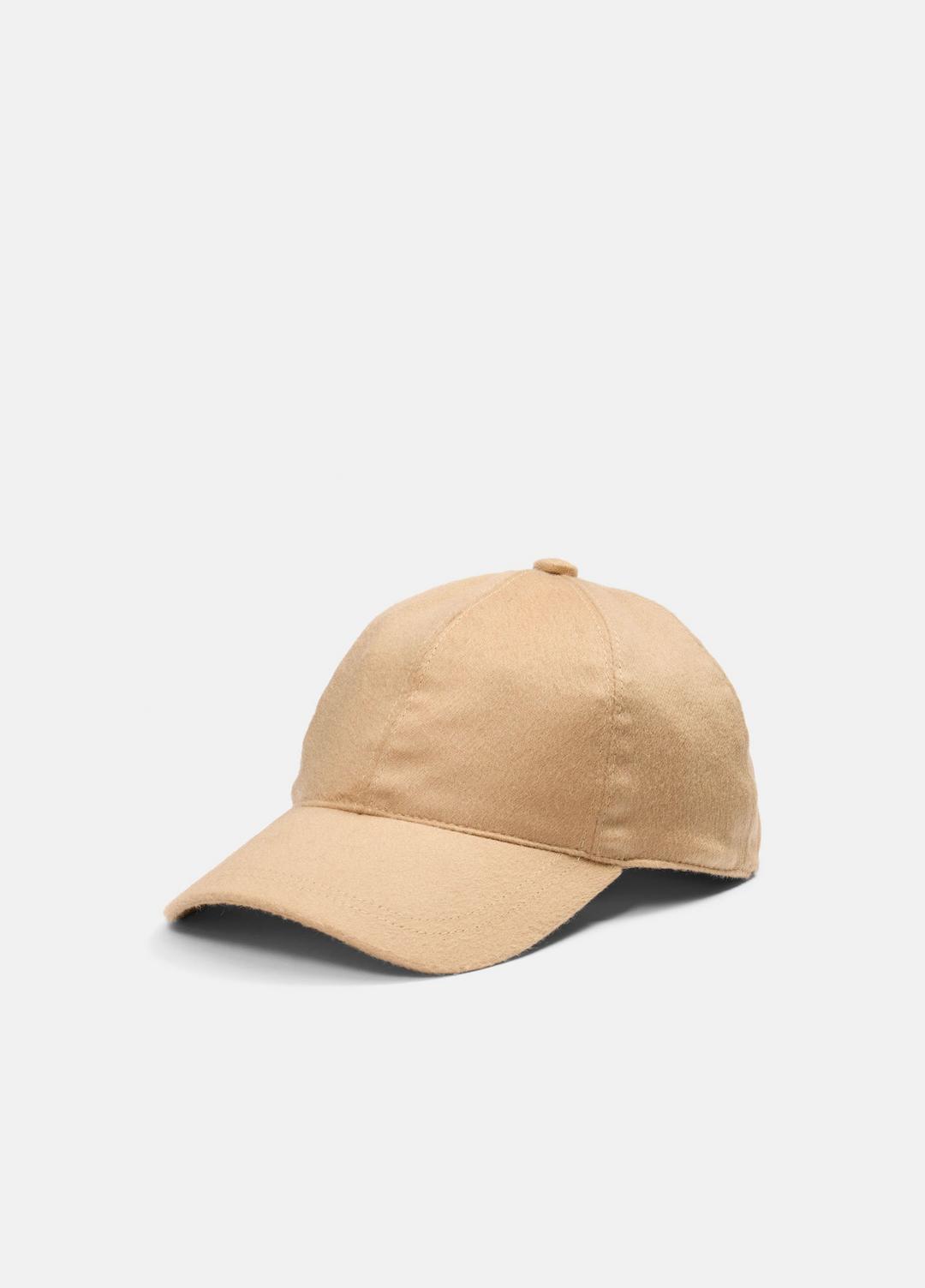 Cashmere Baseball Cap in Scarves & Hats - CAMEL | VINCE Men
