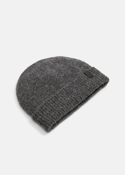 Donegal Cashmere Beanie in Scarves & Hats - HEATHER CHARCOAL | VINCE Men