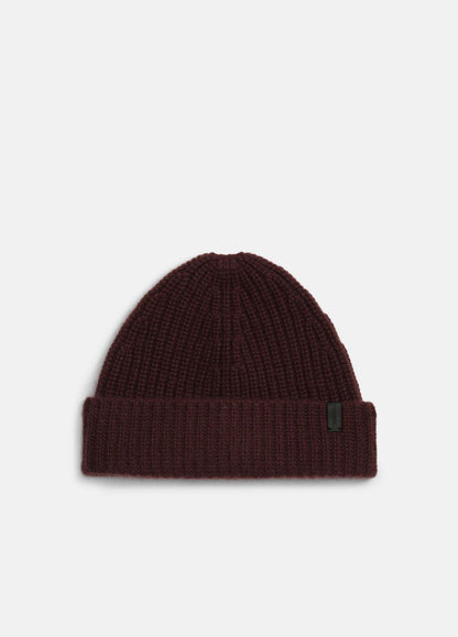 Cashmere Shaker-Stitch Beanie in Scarves & Hats - PORT | VINCE Men