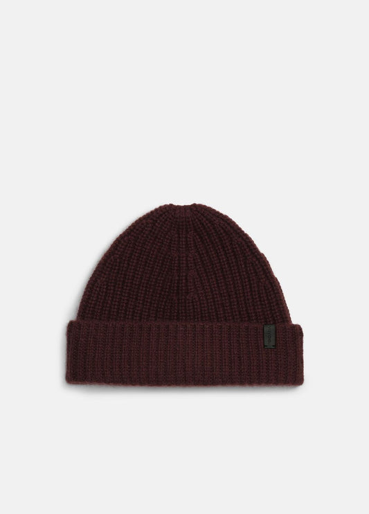Cashmere Shaker-Stitch Beanie in Scarves & Hats - PORT | VINCE Men