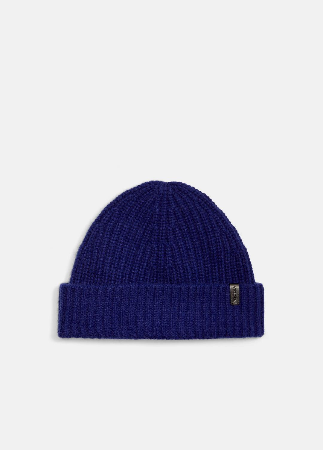 Cashmere Shaker-Stitch Beanie in Scarves & Hats - SAPPHIRE | VINCE Men