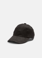 Cashmere Baseball Cap in Scarves & Hats - HEATHER CHARCOAL | VINCE Men